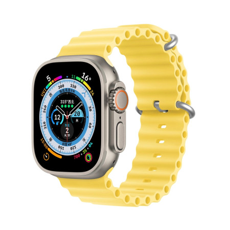 Dux Ducis OceanWave serijos apyrankė Apple Watch 38/40/41mm geltona