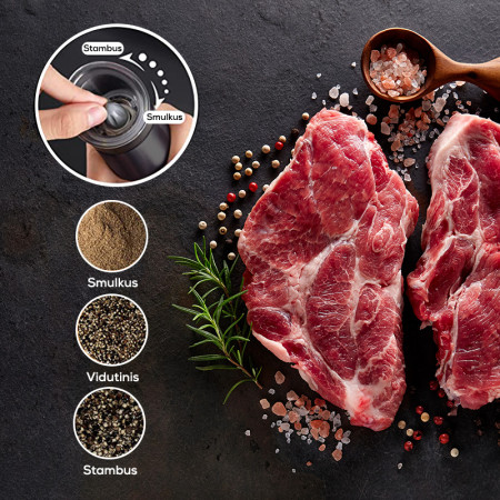 Druskos ir pipirų malūnėlis, ZY206BGR