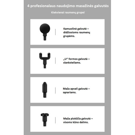 Smūginis masažuoklis ZY28MGGR