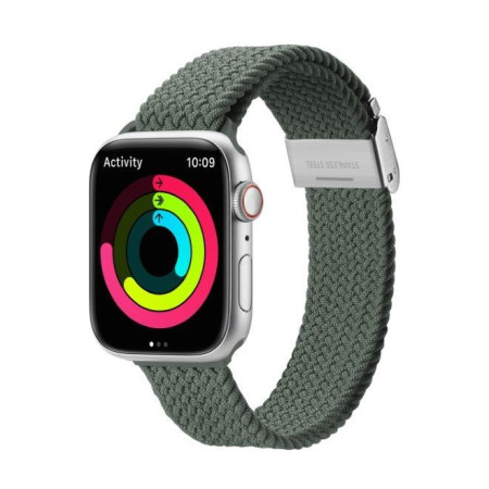 Dux Ducis Mixture II serijos apyrankė Apple Watch 38/40/41mm alyvuogių žalia