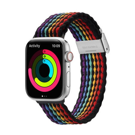Dux Ducis Mixture II serijos apyrankė Apple Watch 38/40/41mm tamsios juostelės