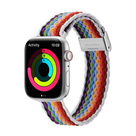 Dux Ducis Mixture II serijos apyrankė Apple Watch 42/44/45/49mm šviesios juostelės