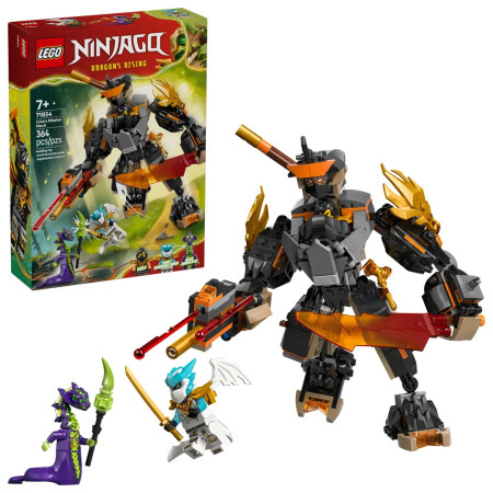 LEGO Ninjago 71854 Cole'o ir Zane'o specialus mechas drakono zbroje