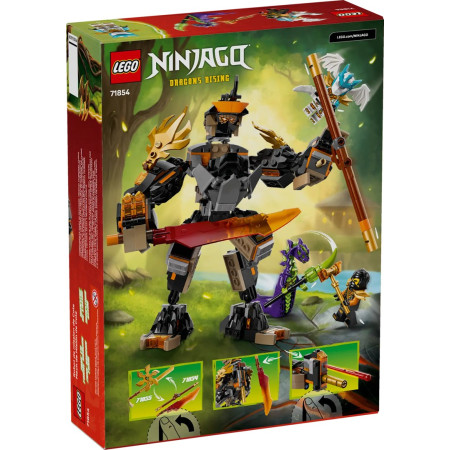 LEGO Ninjago 71854 Cole'o ir Zane'o specialus mechas drakono zbroje