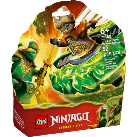 LEGO Ninjago 71850 Lloyd prieš žemės monstrą su spinneriu