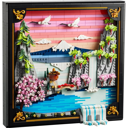 LEGO Art 31218 Japonijos kraštovaizdis su žydinčia vyšnia