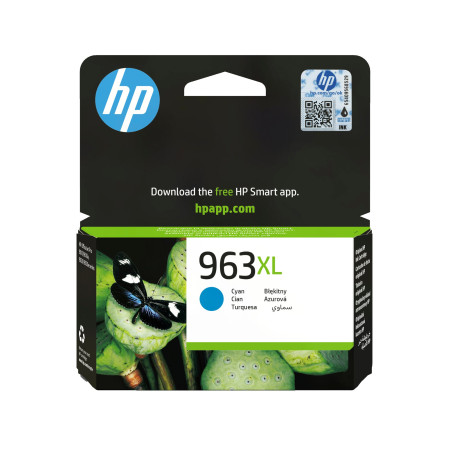 HP 963XL Didelės Talpos Cyan Original Tuszo Kasetė