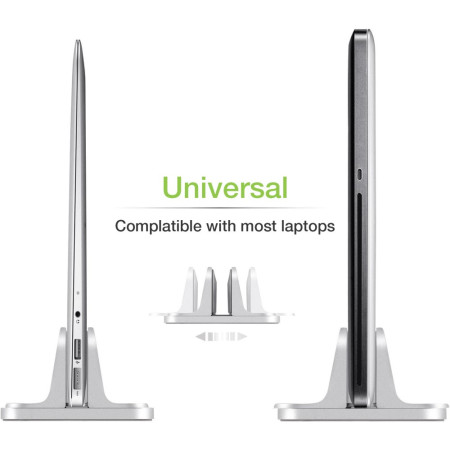 Reguliuojamas vertikalus nešiojamo kompiuterio stovas iki 17"