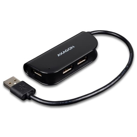 USB 2.0 4 prievadų hubas 0.2m AXAGON