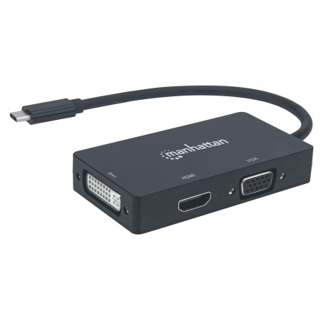 Multiport USB-C 3.1 adapteris HDMI/DVI/VGA M/F