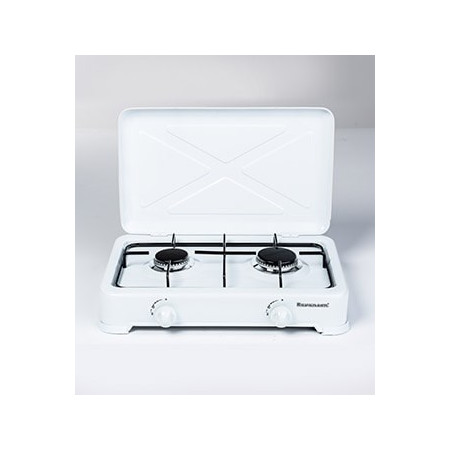 Ravanson K-02T Dujinė viryklė Balta Stalviršis 2 zonų