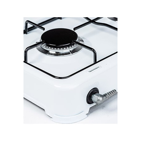 Ravanson K-02T Dujinė viryklė Balta Stalviršis 2 zonų