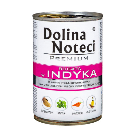 DOLINA NOTECI Premium Su kalakutiena - šlapias maistas šunims - 400 g