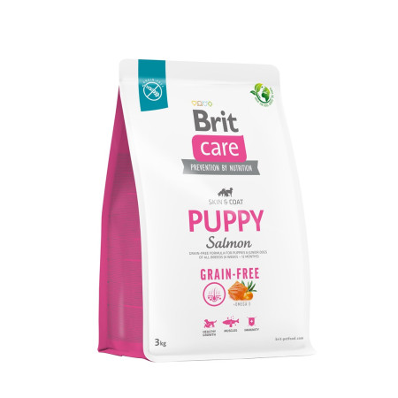 Brit Care Puppy Salmon - sausas maistas šunims - 3 kg