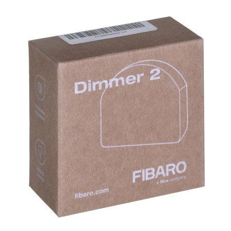 Fibaro Dimmer 2 elektros relė Juoda