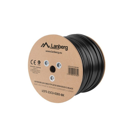 LANBERG LCF5-21CU-0305-BK tinklo kabelis 305 m Cat5e F/UTP