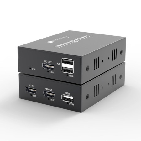 Techly IDATA HDMI-KVM4 KVM ilgintuvas Siųstuvas ir imtuvas
