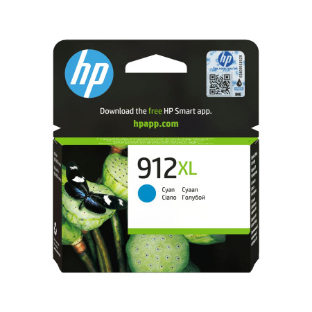 HP 912XL didelės talpos mėlynas originalus rašalas