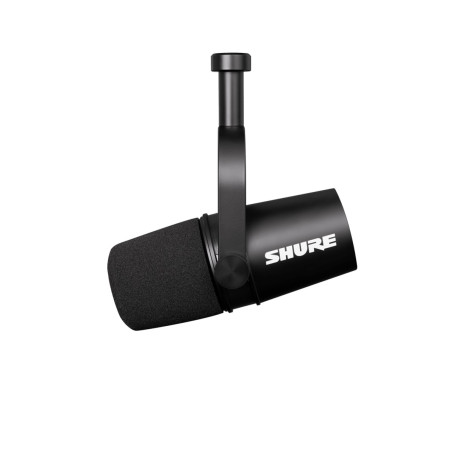 Shure MV7-X - juodas studijos mikrofonas