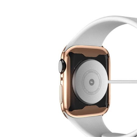 LCD apsauginis stikliukas Dux Ducis Samo Apple Watch 45mm rožinis
