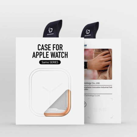 LCD apsauginis stikliukas Dux Ducis Samo Apple Watch 45mm rožinis