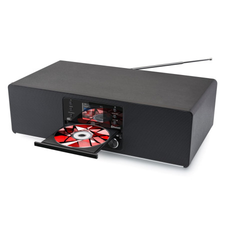 JVC RD-E984B - Viskas viename mini bokštas, juodas