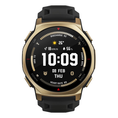 Amazfit T-Rex 3 PRO NFC išmanusis laikrodis juodas auksas 44mm