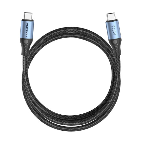 Vention USB-C į C kabelis 1m 5A 240W Juodas