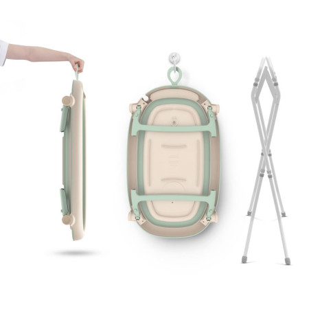 LUCY STAND sulankstoma kūdikio vonelė su rėmu