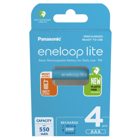 Panasonic Eneloop Lite AAA 550mAh 4 vnt.