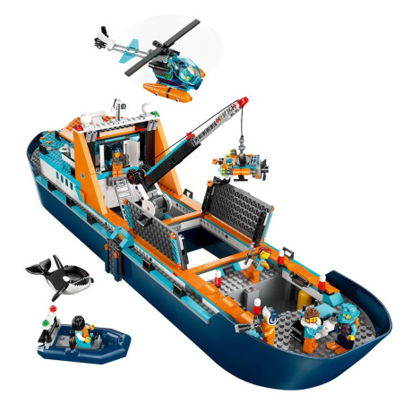 LEGO City 60368 Arkties tyrinėtojo valtis