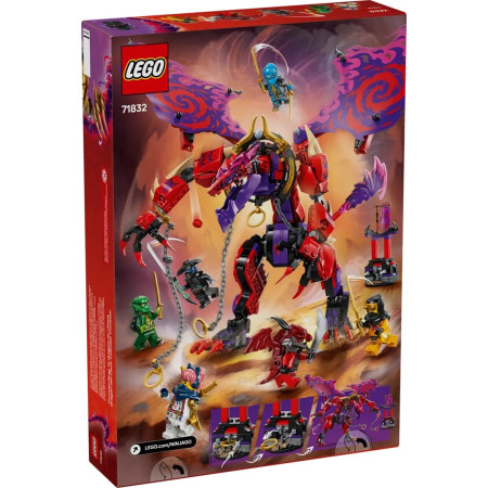 LEGO Ninjago 71832 Chaos drakonas Kiełogrzmotas
