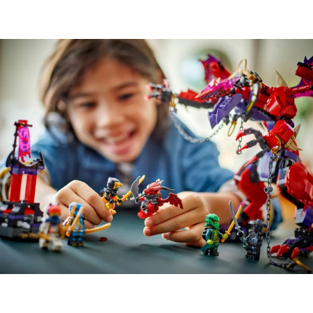 LEGO Ninjago 71832 Chaos drakonas Kiełogrzmotas