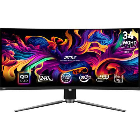 MSI MPG 341CQPX QD-OLED 86,4 cm (34") kompiuterio monitorius