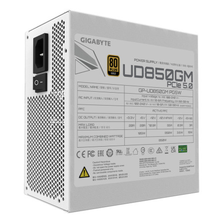 GIGABYTE UD850GM PG5 maitinimo blokas 850 W