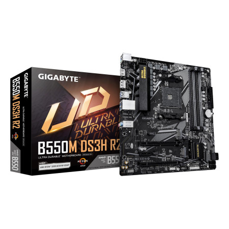 GIGABYTE B550MDS3HR2 pagrindinė plokštė AMD B550 AM4 micro ATX