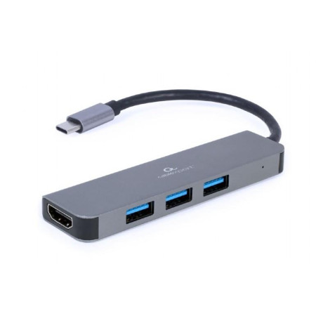 USB-C iki HDMI/USB adapteris 2-in-1