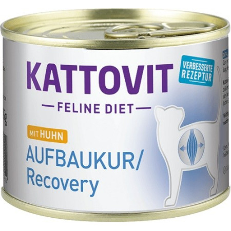 KATTOVIT Feline Diet Aufbaukur Recovery - šlapias kačių maistas 185g