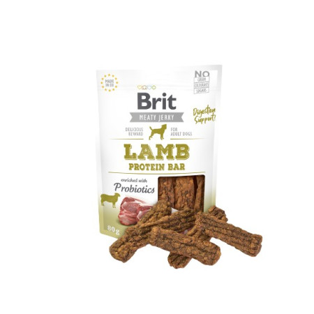 Brit ėrienos jerky baltymo juosta - 80g