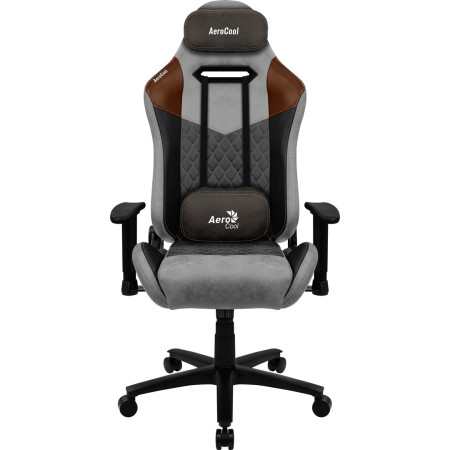 Aerocool DUKE AeroSuede Universali žaidimų kėdė Juoda, Ruda, Pilka