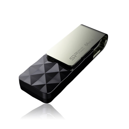 Silicon Power Blaze B30 64 GB A tipo USB 3.0 atmintinė Juoda
