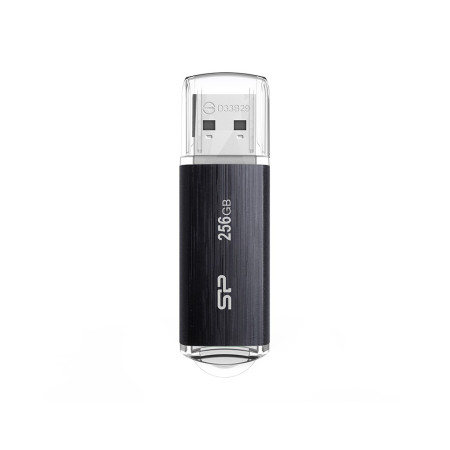 Silicon Power Blaze B02 Pendrive USB atmintinė 256 GB, USB Type-A 3.2 Gen 1 Juoda