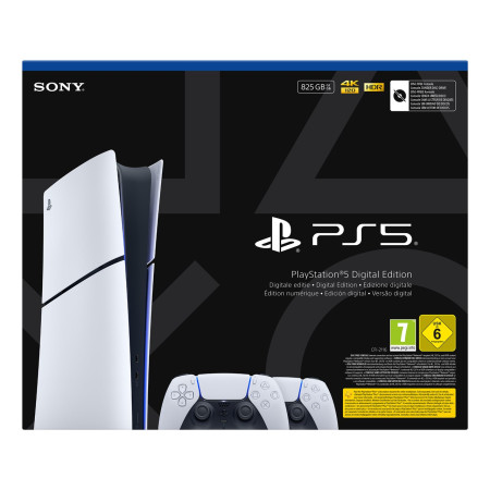 Sony Playstation 5 Slim Digital 825 GB „Wi-Fi“ Juoda, Balta