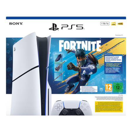 Sony PlayStation 5 - Fortnite Flowering Chaos Bundle 1 TB „Wi-Fi“ Juoda, Balta