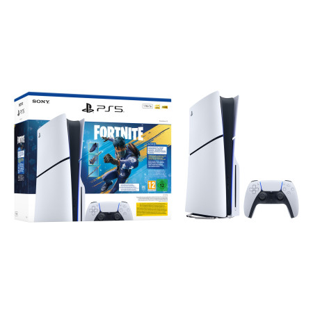 Sony PlayStation 5 - Fortnite Flowering Chaos Bundle 1 TB „Wi-Fi“ Juoda, Balta