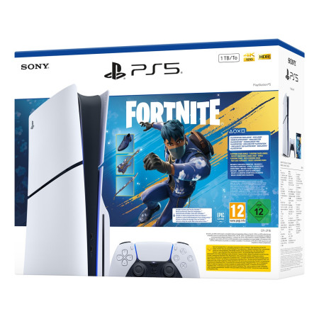 Sony PlayStation 5 - Fortnite Flowering Chaos Bundle 1 TB „Wi-Fi“ Juoda, Balta