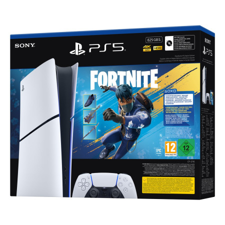 Sony PlayStation 5 Digital Edition - Fortnite Flowering Chaos Bundle 825 GB „Wi-Fi“ Juoda, Balta
