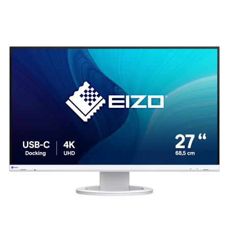 EIZO FlexScan EV2740S kompiuterio monitorius 27" 4K Ultra HD Balta