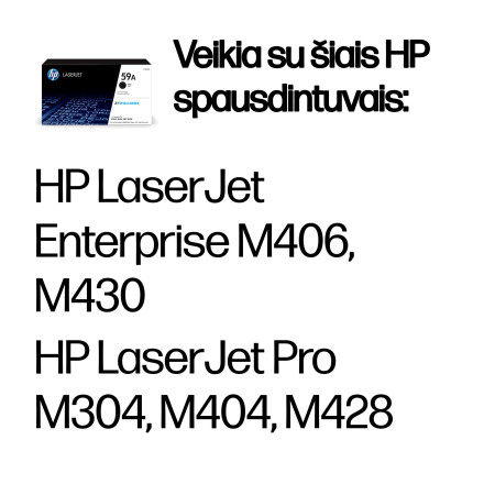 HP 59A juodas originalus LaserJet tonerio kasetė