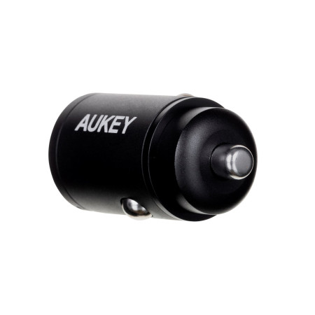 AUKEY 30W automobilių įkroviklis 2x USB-C PD QC
